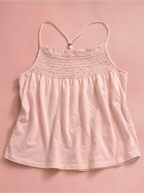 Vintage Y2K GAP Smocked Beaded Cami Tank